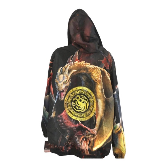 Members Only Game of Thrones House of the Dragon hooded parka jacket size XL new - Picture 1 of 15
